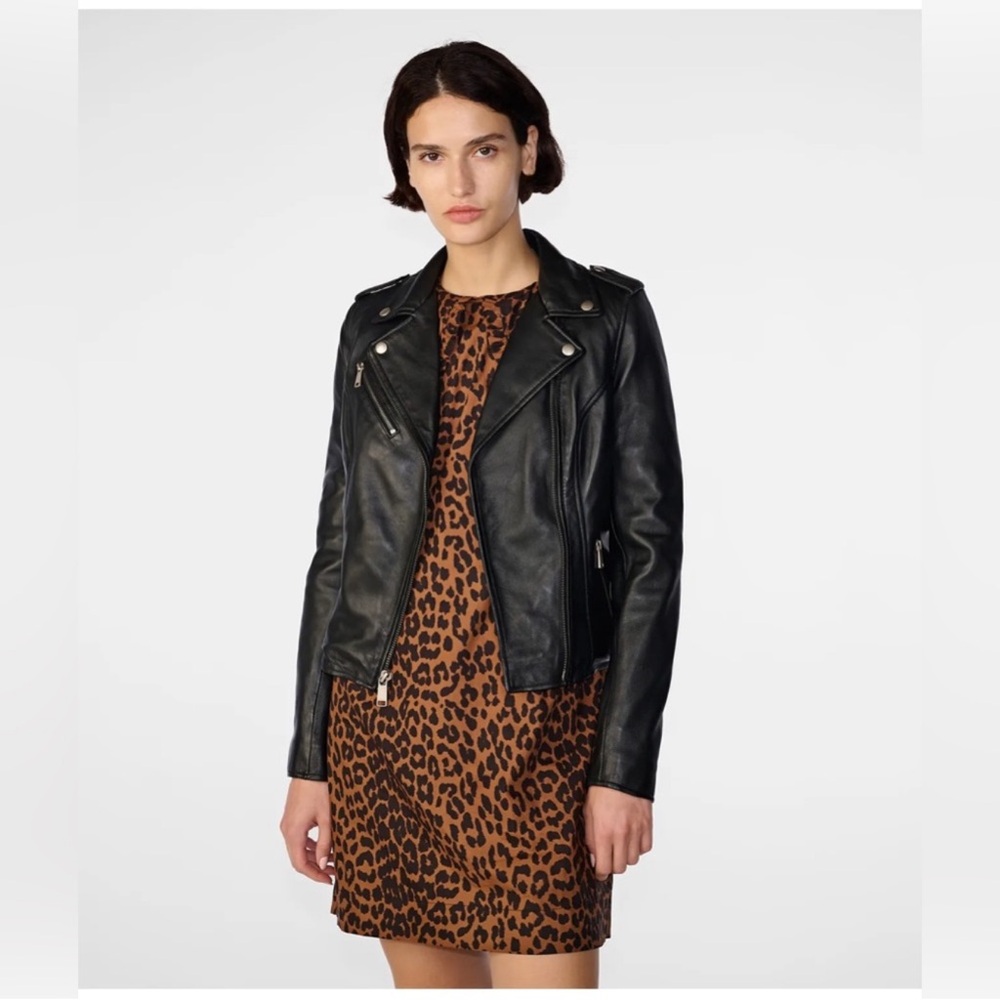 Wilsons Leather Sleek Black Jacket - Picture 7 of 16